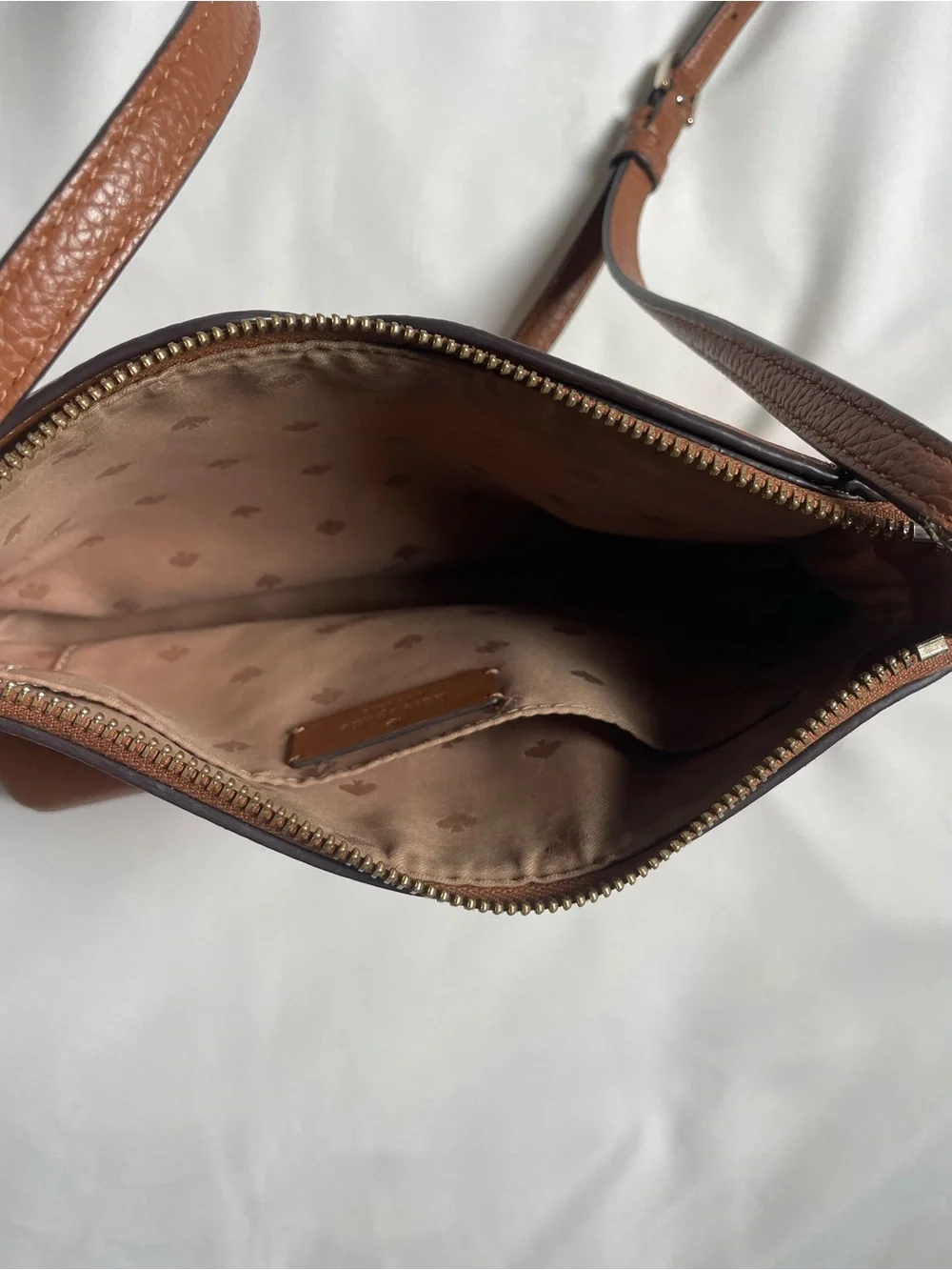 kate spade New York Pebbled Leather Crossbody Bag in Brown